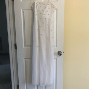 Strapless prom dress